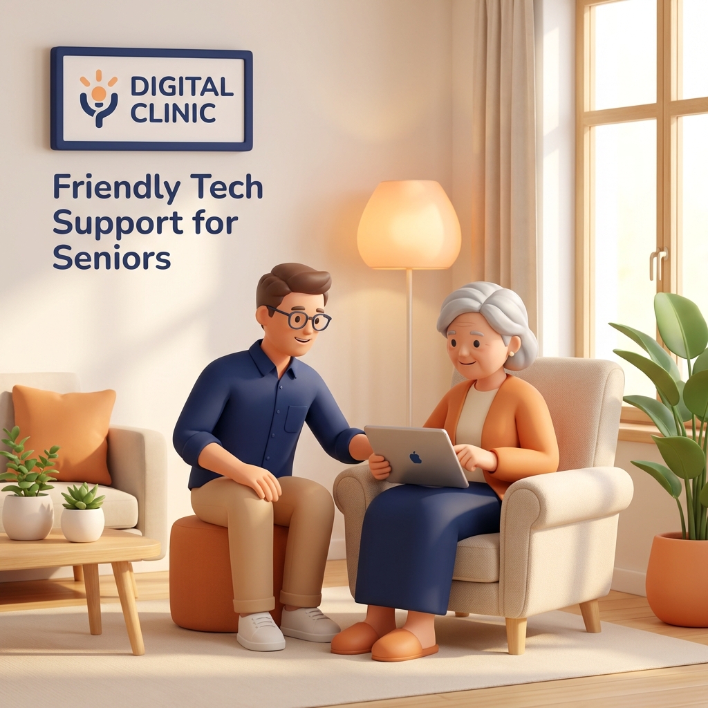 Friendly IT Support for Seniors